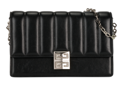 4G Padded Crossbody, Black, DB 2*